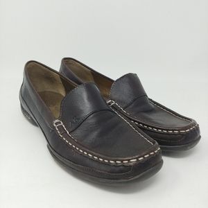 AK Anne Klein Brown Leather Loafers